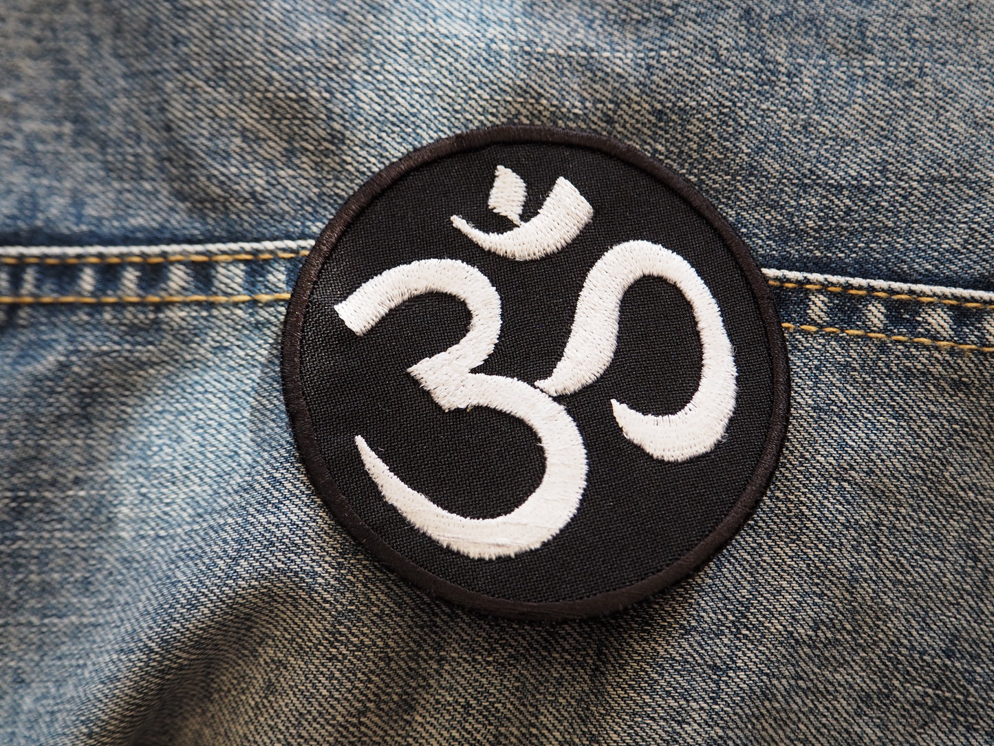 OM Symbol Embroidered Patch