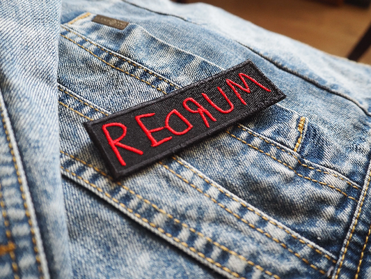 Redrum Horror Embroidered Patch