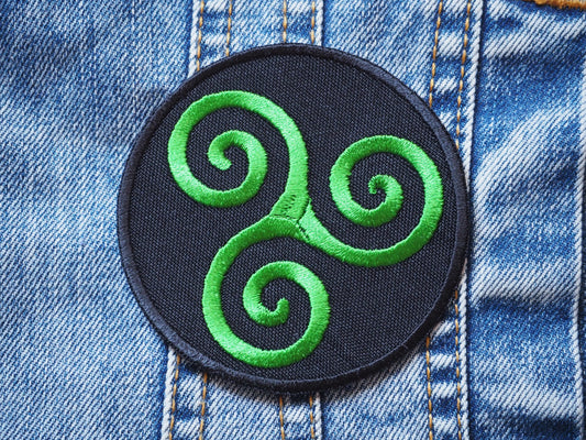 Triskelion Embroidered Patch