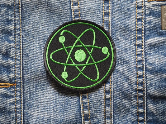 Atom Symbol Embroidered Patch