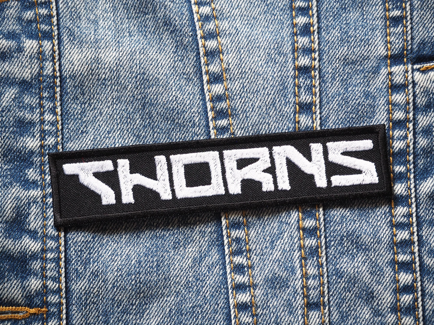 Thorns Patch Black Metal