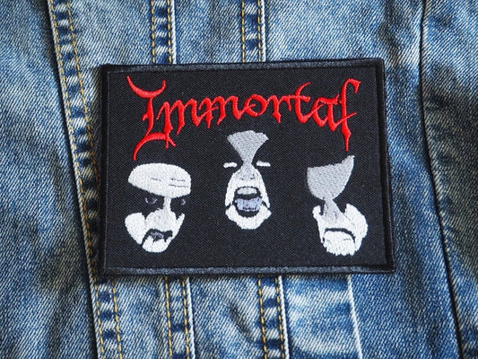 Immortal Black Metal Embroidered Patch