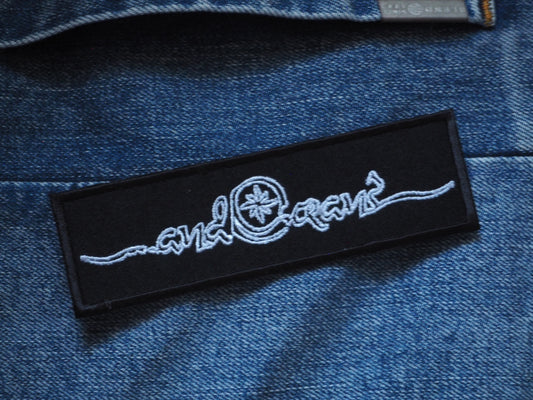 And Oceans Black Metal Embroidered Patch