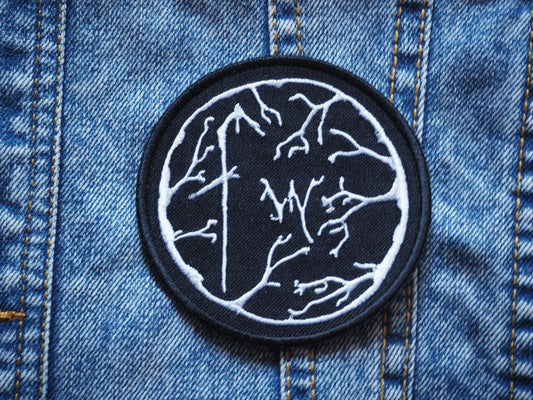 Forgotten Woods Symbol Black Metal Embroidered Patch