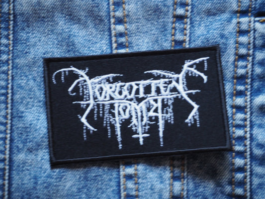 Forgotten Tomb Black Metal Embroidered Patch