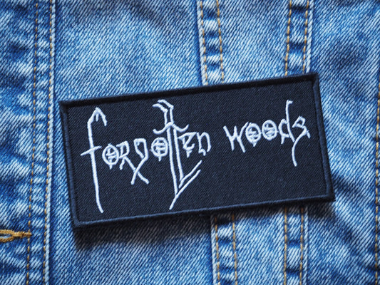 Forgotten Woods Black Metal Embroidered Patch