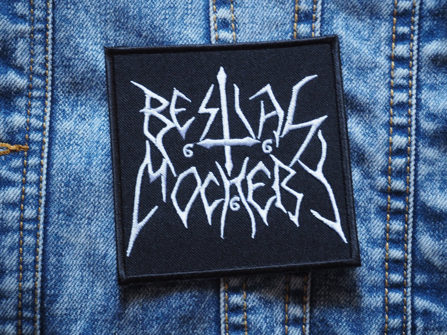 Bestial Mockery Black Metal Embroidered Patch