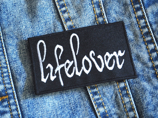 Lifelover Black Metal DSBM Embroidered Patch