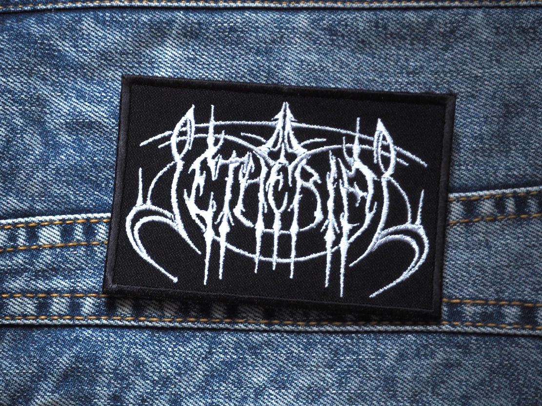 Setherial Black Metal Embroidered Patch