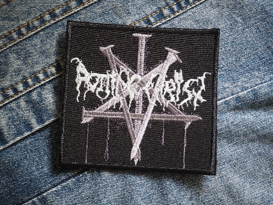 Rotting Christ Pentagram Black Metal Embroidered Patch