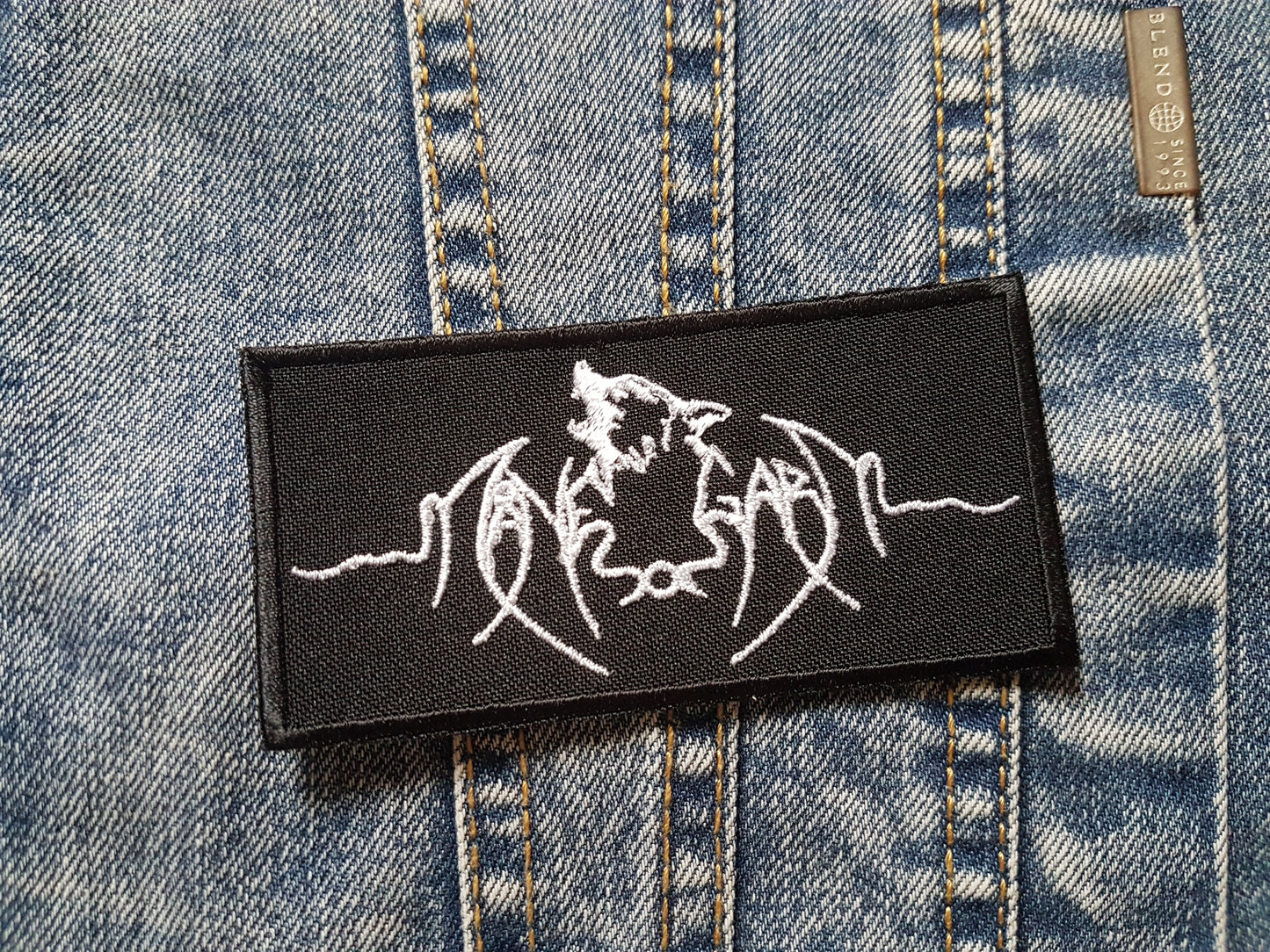 Manegarm Black Metal Embroidered Patch