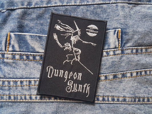 Dungeon Synth Sword Medieval Witch Embroidered Patch