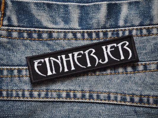 Einherjer Patch Embroidered (Viking Black Metal)