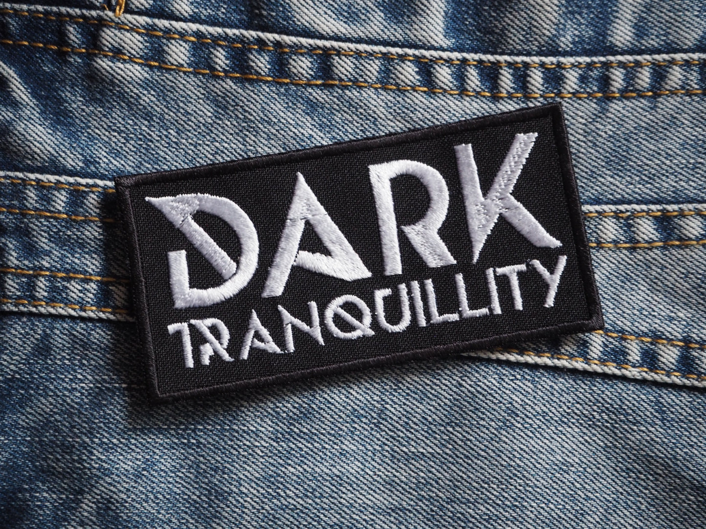 Dark Tranquillity Black Death Metal Embroidered Patch