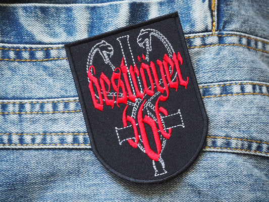 Destroyer666 Black Metal Embroidered Patch