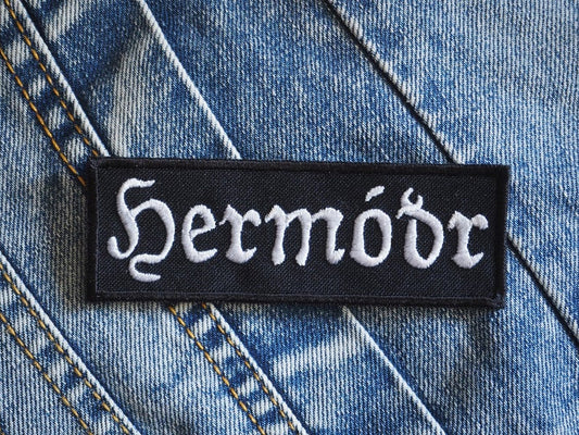 Hermodr Atmospheric Black Metal Embroidered Patch