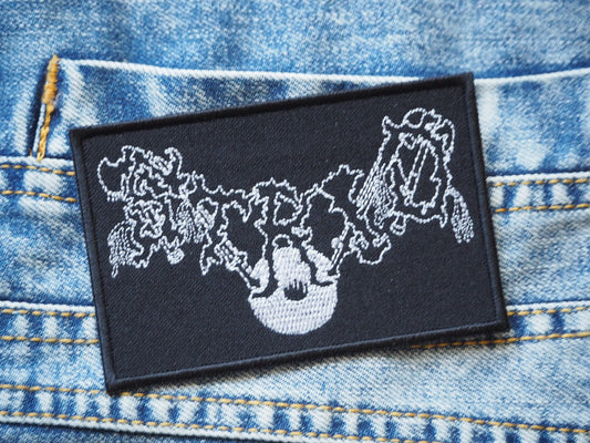 Strid Black Metal Embroidered Patch