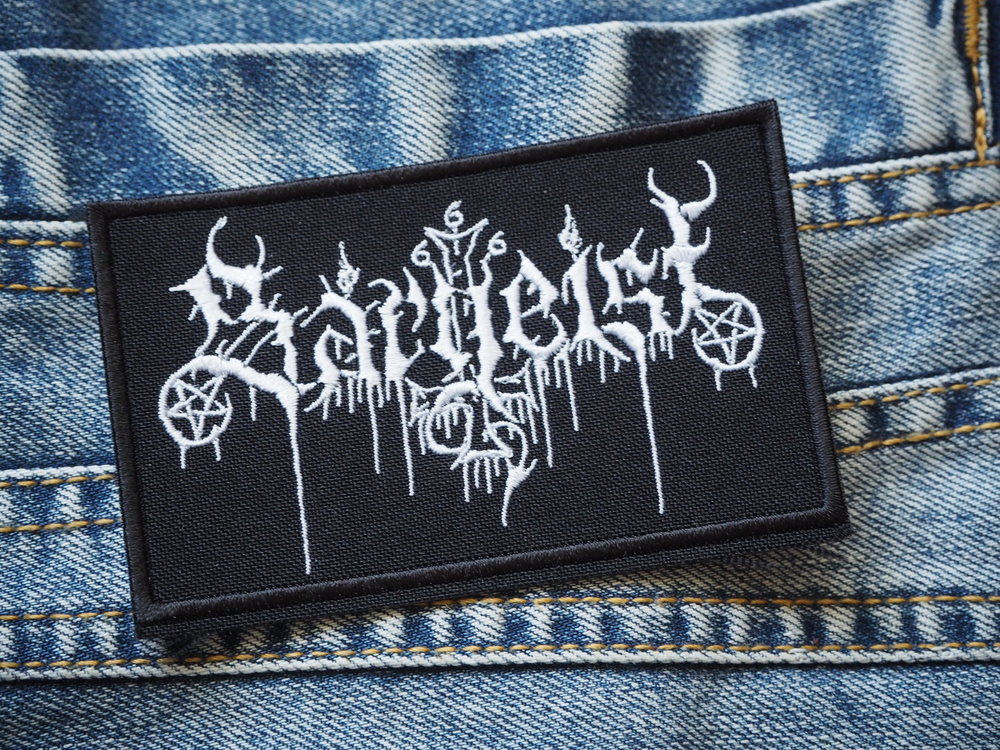 Sargeist Satanic Black Metal Embroidered Patch