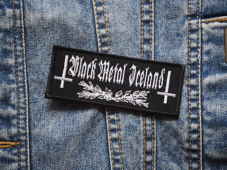 Black Metal Norway Embroidered Patch