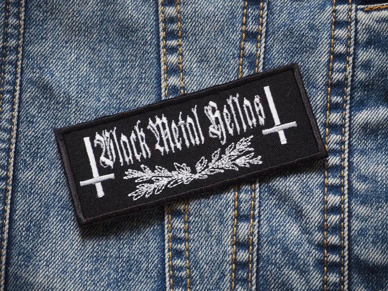 Black Metal Norway Embroidered Patch