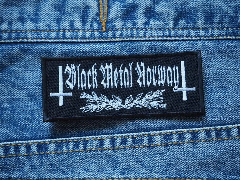 Black Metal Norway Embroidered Patch