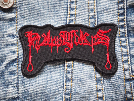 Happy Days dsbm Black Metal Embroidered Patch