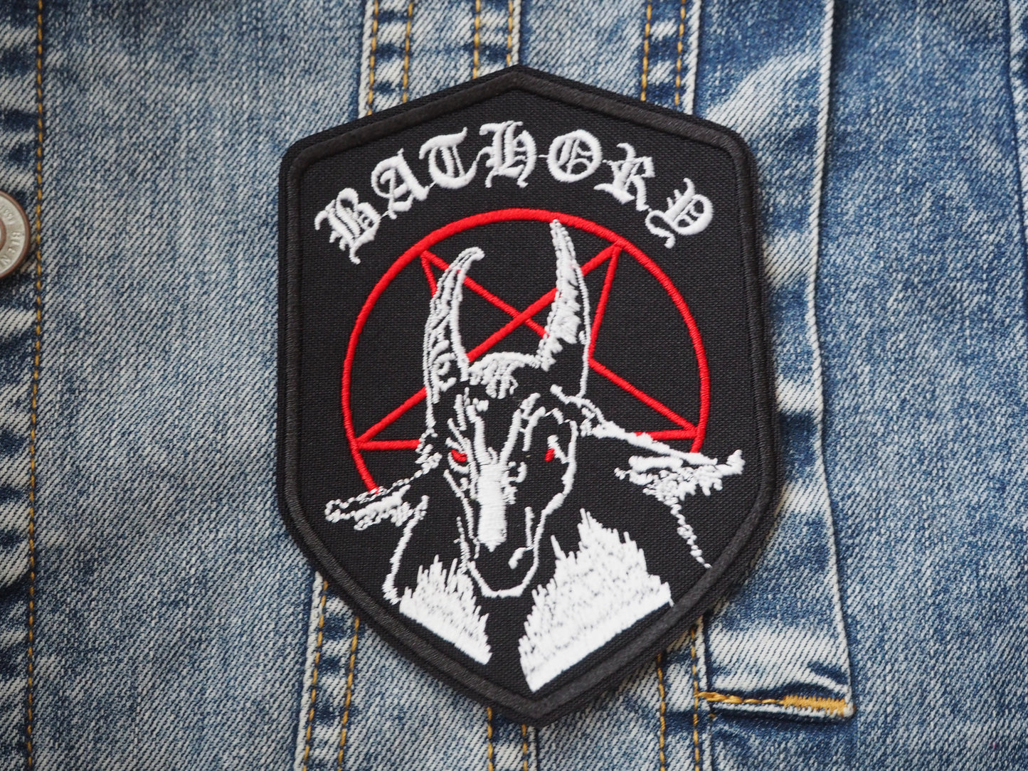 Bathory Embroidered Patch