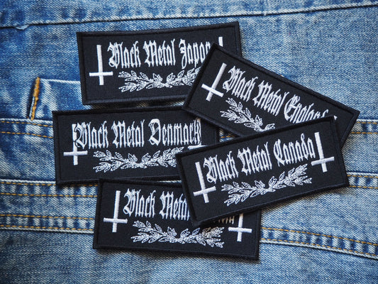 Black Metal Norway Embroidered Patch