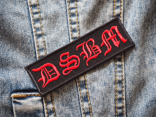 DSBM Depressive Black Metal Embroidered Patch