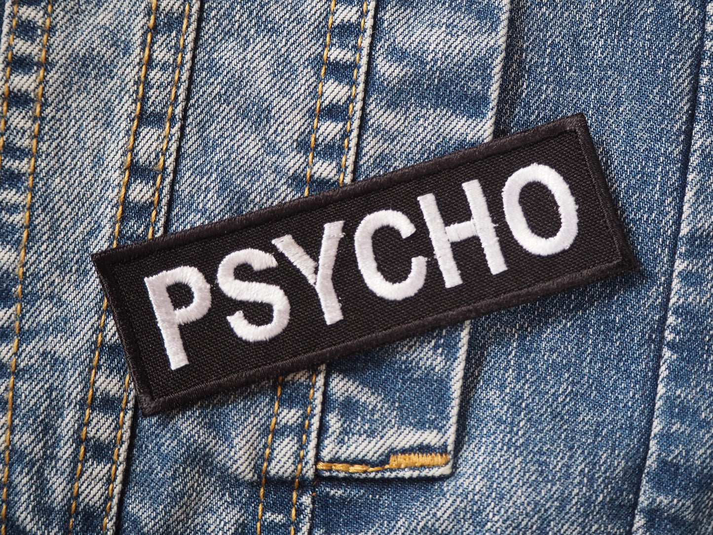 Psycho Horror Embroidered Patch